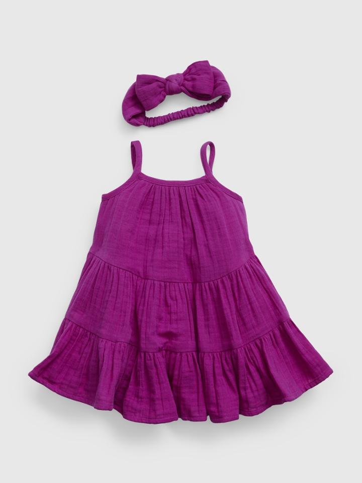 Baby Strappy Tiered Dress Set