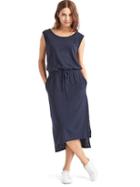 Gap Linen Cotton Hi Lo Tank Dress - True Indigo