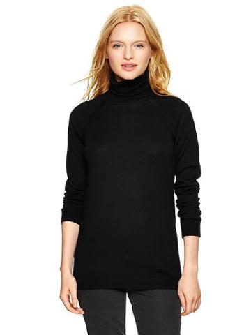 Gap Merino Turtleneck Sweater - Black