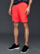Gap Men 2 In 1 Core Trainer Shorts 7 - Neon Coral Flame