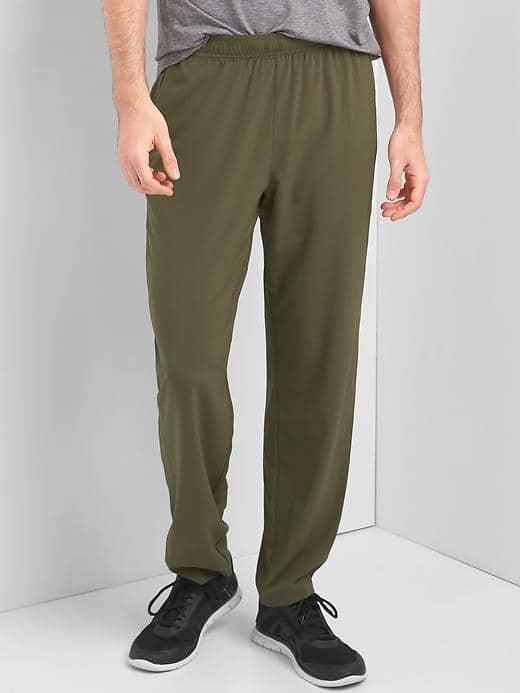 Gap Men Gapfit Aerofast Pants - Black Moss