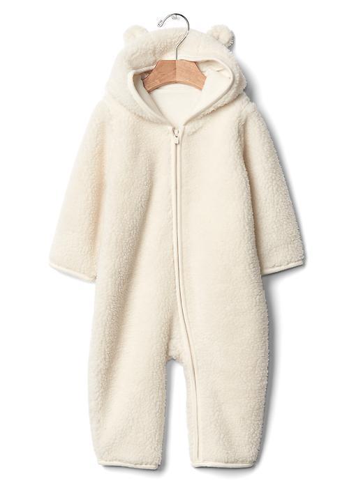 Gap Cozy Bear One Piece - Ivory Frost