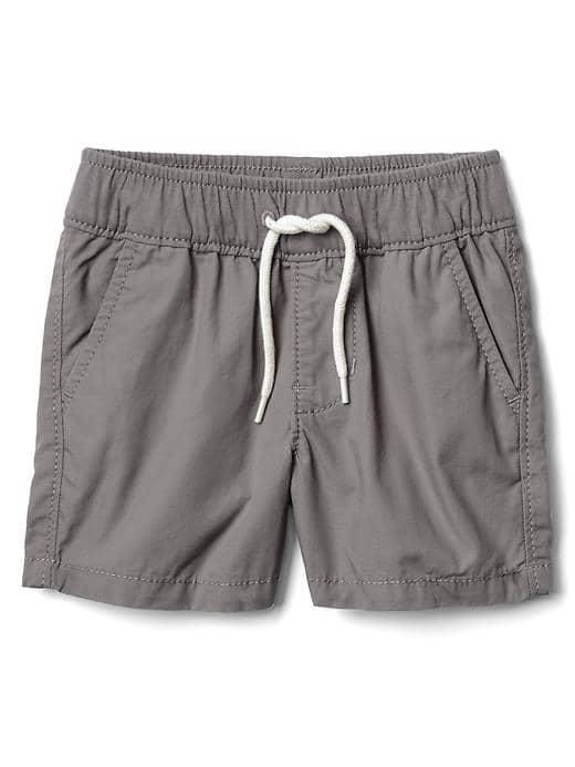 Gap Poplin Pull On Shorts - Hematite