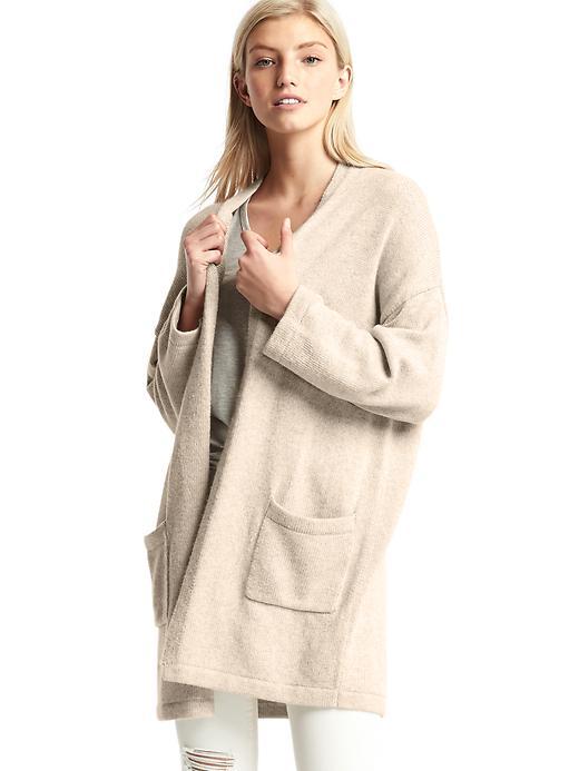 Gap Women Car Cardigan - Oatmeal Heather
