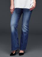 Gap Authentic 1969 Demi Panel Long And Lean Jeans - Medium Wash