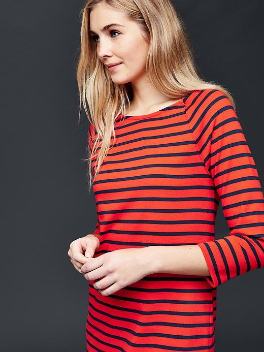 Gap Women Sailor Stripe Shift Dress - Red & Navy Stripe