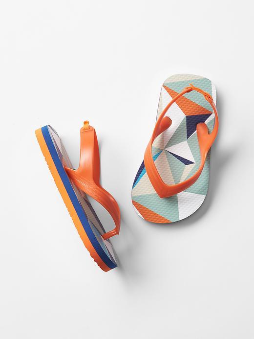 Gap Printed Swim Flip Flops - New Green Tea
