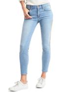 Gap Women Stretch 1969 Gold Trim True Skinny Ankle Jeans - Light Indigo