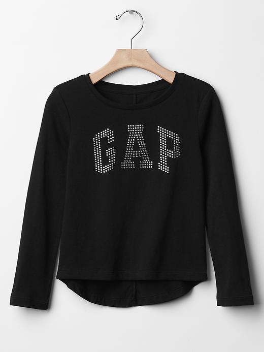 Gap Studded Logo Tee - True Black