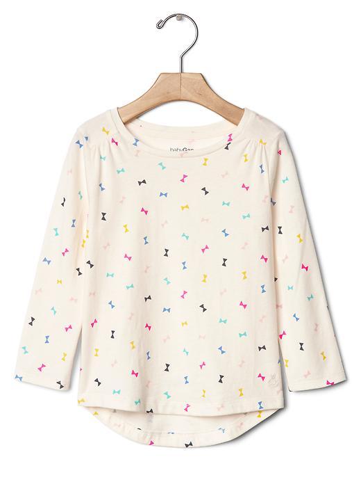Gap Long Sleeve Tee - White Multi