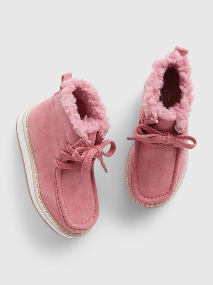 Toddler Cozy Tie Boots