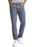Gap Men Broken Twill Slim Fit Jeans - Shadow Blue