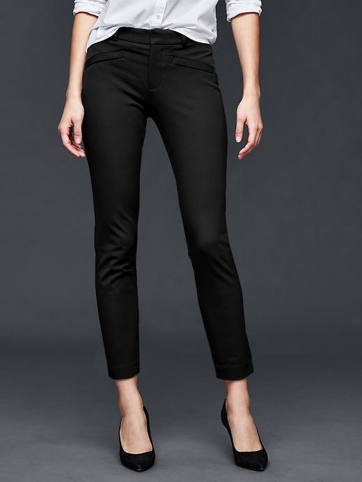 Gap Women Bi Stretch Skinny Ankle Pants - True Black