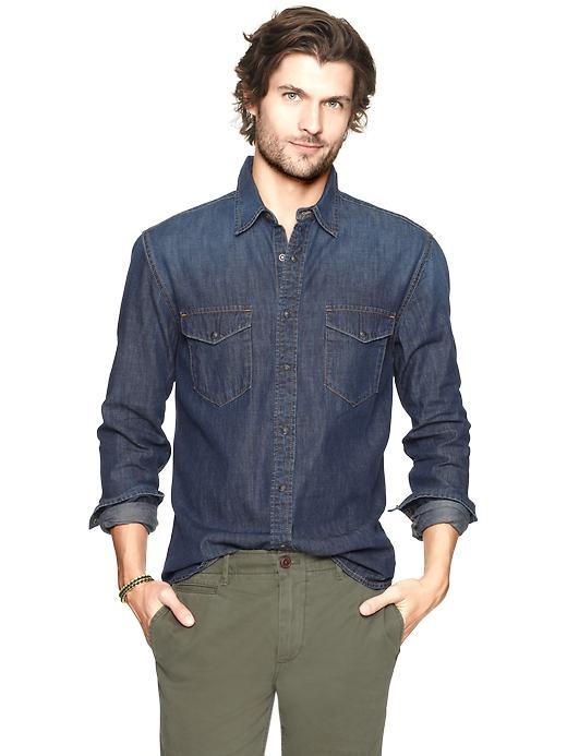 Gap 1969 Iconic Denim Western Shirt