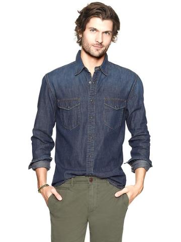 Gap 1969 Iconic Denim Western Shirt