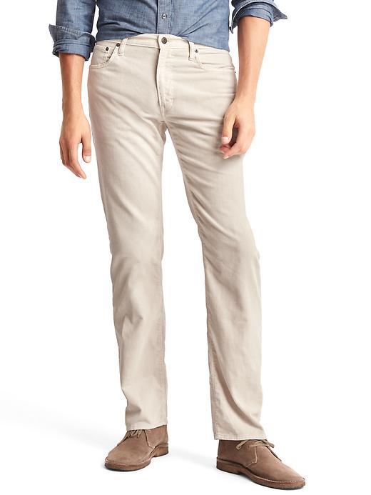 Gap Men 1969 Straight Fit Cords - Stone