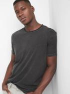 Gap Men Roll Neck Tee - True Black