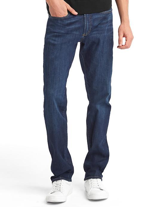 Gap Men High Stretch 1969 Slim Fit Jeans - Worn Dark