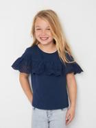 Gap Eyelet Flounce Top - Elysian Blue