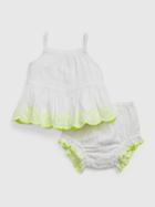 Baby Crinkle Gauze Two-piece Outfit Set