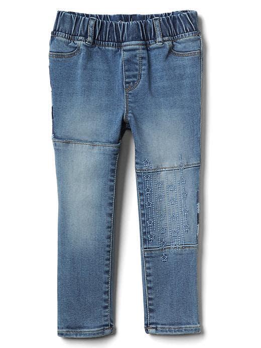 Gap 1969 Embroidered High Stretch Jeggings - Easy Wash