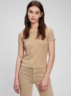 Rib Cap Sleeve T-shirt