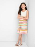 Gap Print Skirt Tank Dress - New Off White