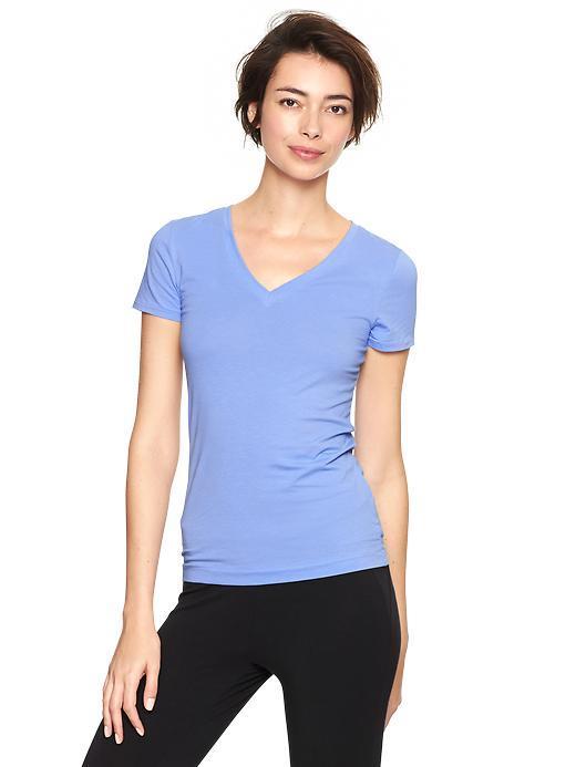 Gap Pure Body V Neck T - Flora Blue A.s.
