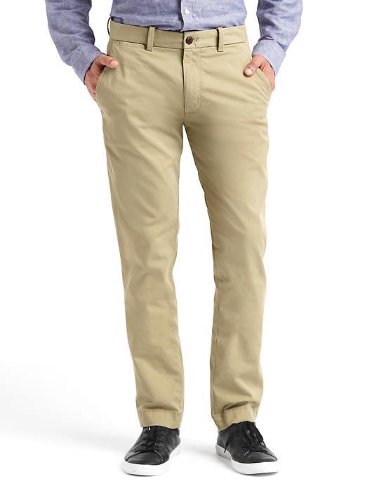 Gap Men Stretch Slim Fit Chinos - Khaki
