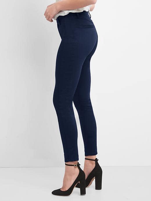 Gap Women High Rise Sculpt Seamed Leggings - True Indigo