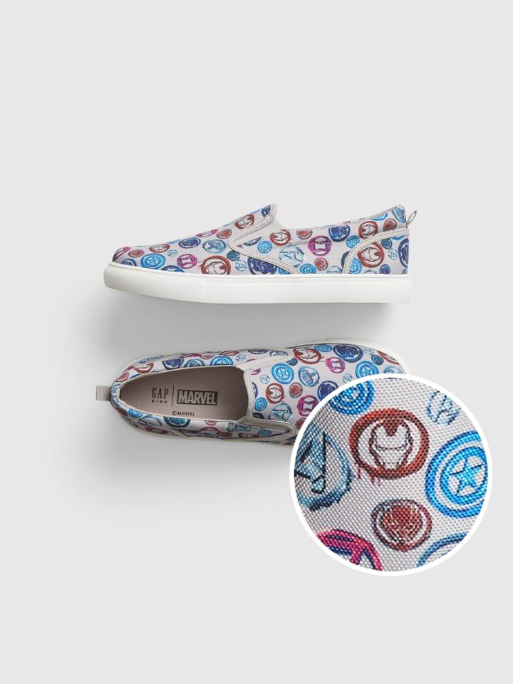 Gapkids |; Marvel Print Slip-on Sneakers