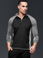 Gap Men Core Trainer Half Zip - True Black