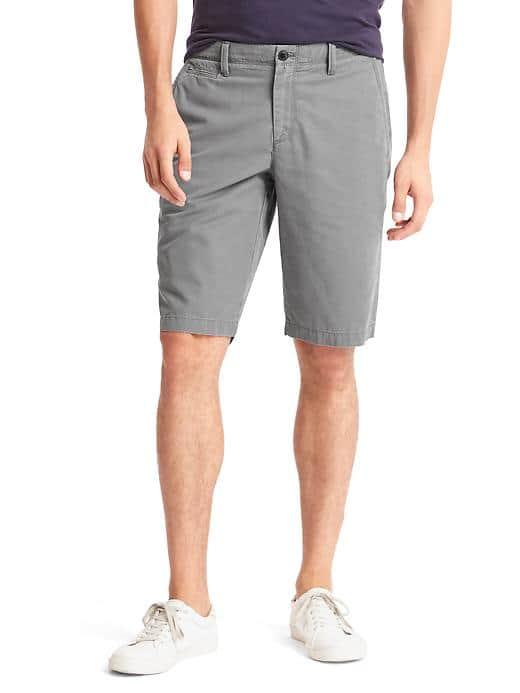 Gap Men Vintage Wash Shorts 12 - Shadow