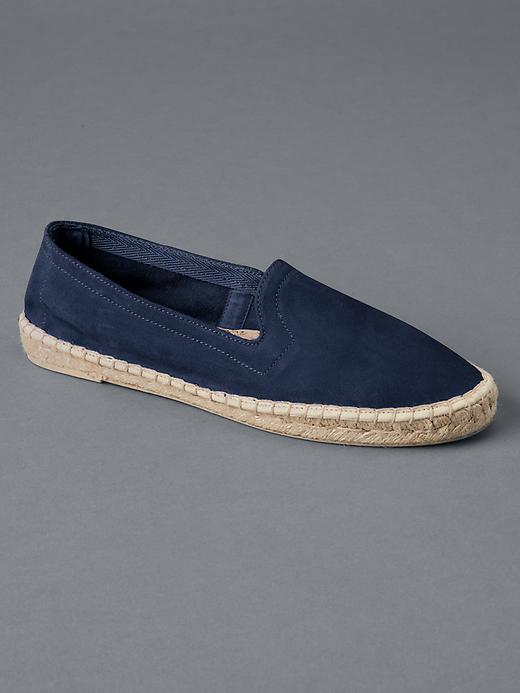 Gap Women Suede Loafer Espadrilles - Pangea Blue
