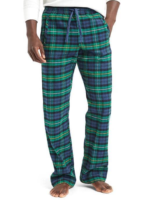 Gap Men + Pendleton Pj Pants - Green Plaid