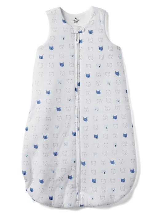 Gap Favorite Bear Print Sleep Bag - White
