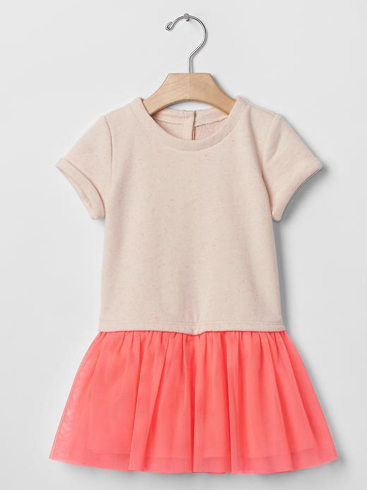 Gap Mix Fabric Tutu Dress - Sassy Pink