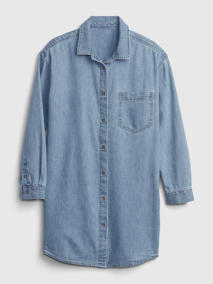 Kids Denim Shirtdress