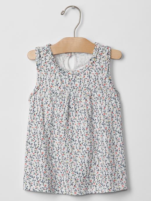 Gap Braided Tank - White