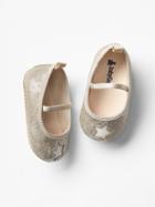 Gap Golden Star Ballet Flats - Yellow Gold
