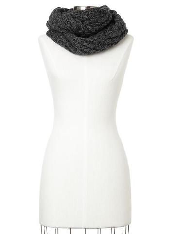 Gap Infinity Cowl Scarf - True Black
