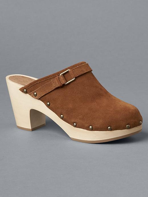 Gap Women Suede Clog - Brown