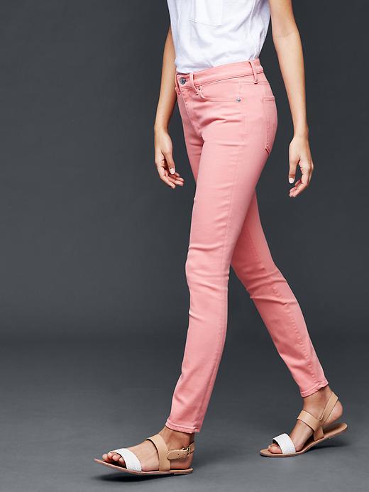 Gap Women Stretch 1969 True Skinny Ankle Jeans - Promenade Pink