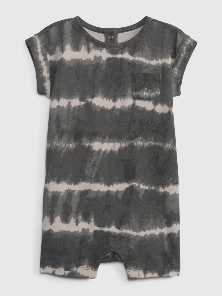 Baby 100% Organic Cotton Tie-dye Shorty One-piece
