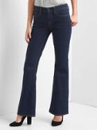Gap Women Mid Rise Long & Lean Jeans - Rinsed