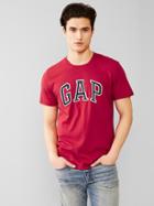 Gap Men Arch Logo Graphic T Shirt - Lasalle Red