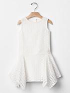 Gap Eyelet Layer Dress - New Off White