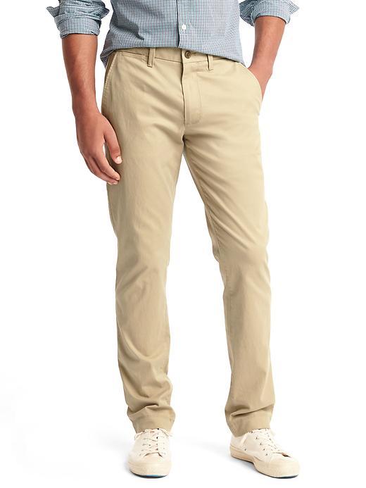 Gap Men Stretch Slim Fit Chinos - Chino Academy