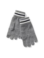 Gap Men Merino Tech Cable Gloves - New Heather Grey