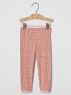 Gap Classic Leggings - Pink Tile Print